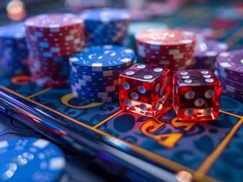 Minh họa các tùy chọn đặt cược phụ trong trò Baccarat.